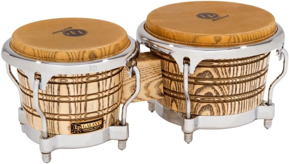 Natural/Chrome Bongos Y136