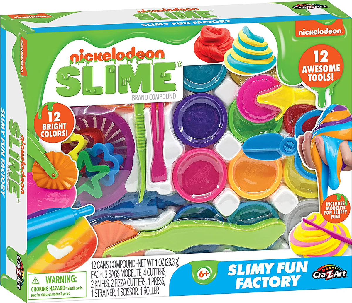 12 Pre-Made Slimes Set with Tools T333312