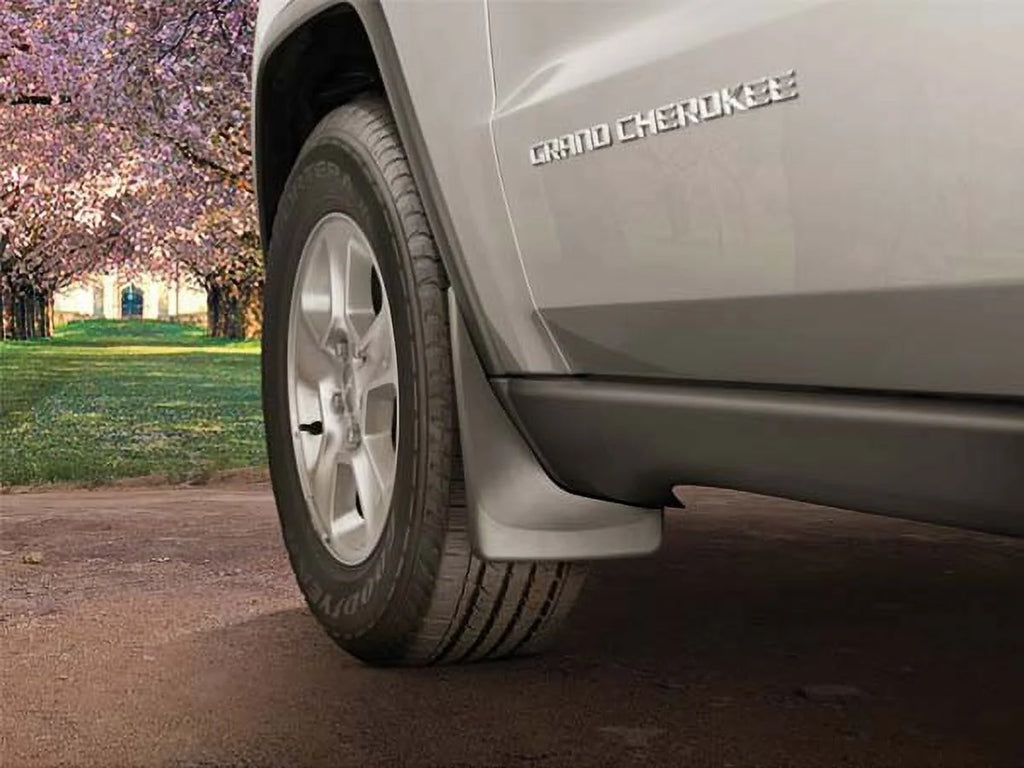 Black No Drill Splash Guard MudFlaps, Rear Pair O34138