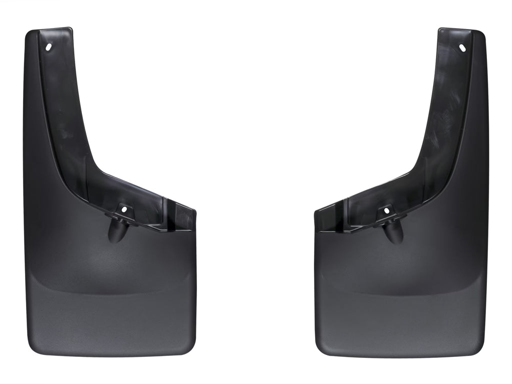 Black No Drill Splash Guard MudFlaps, Rear Pair O34138