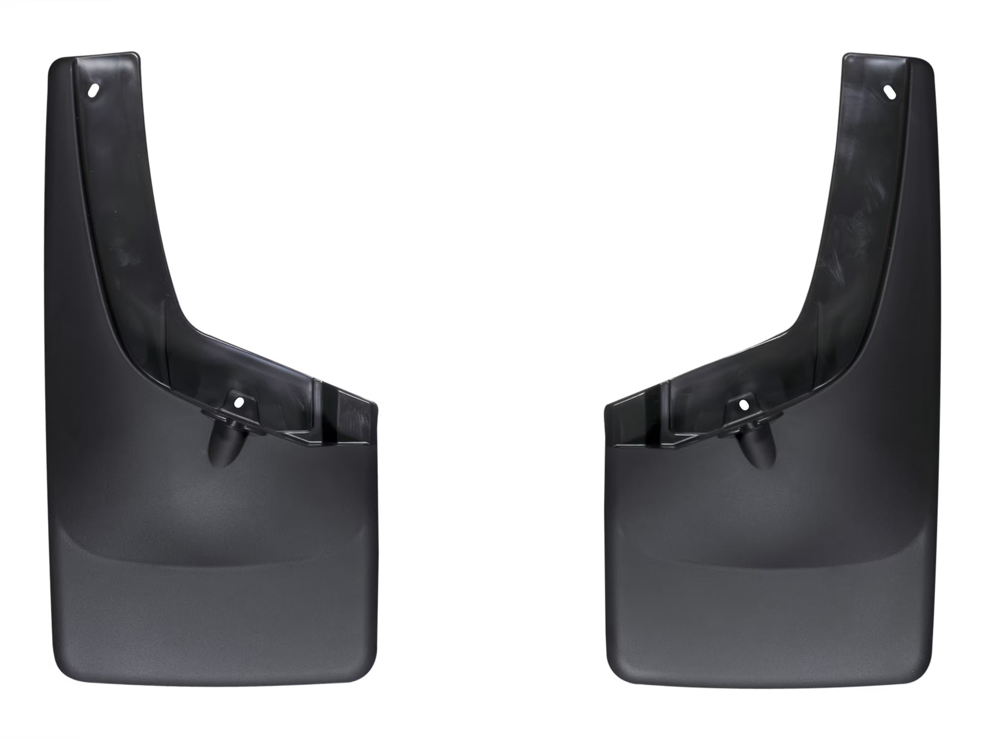 Black No Drill Splash Guard MudFlaps, Rear Pair O34138