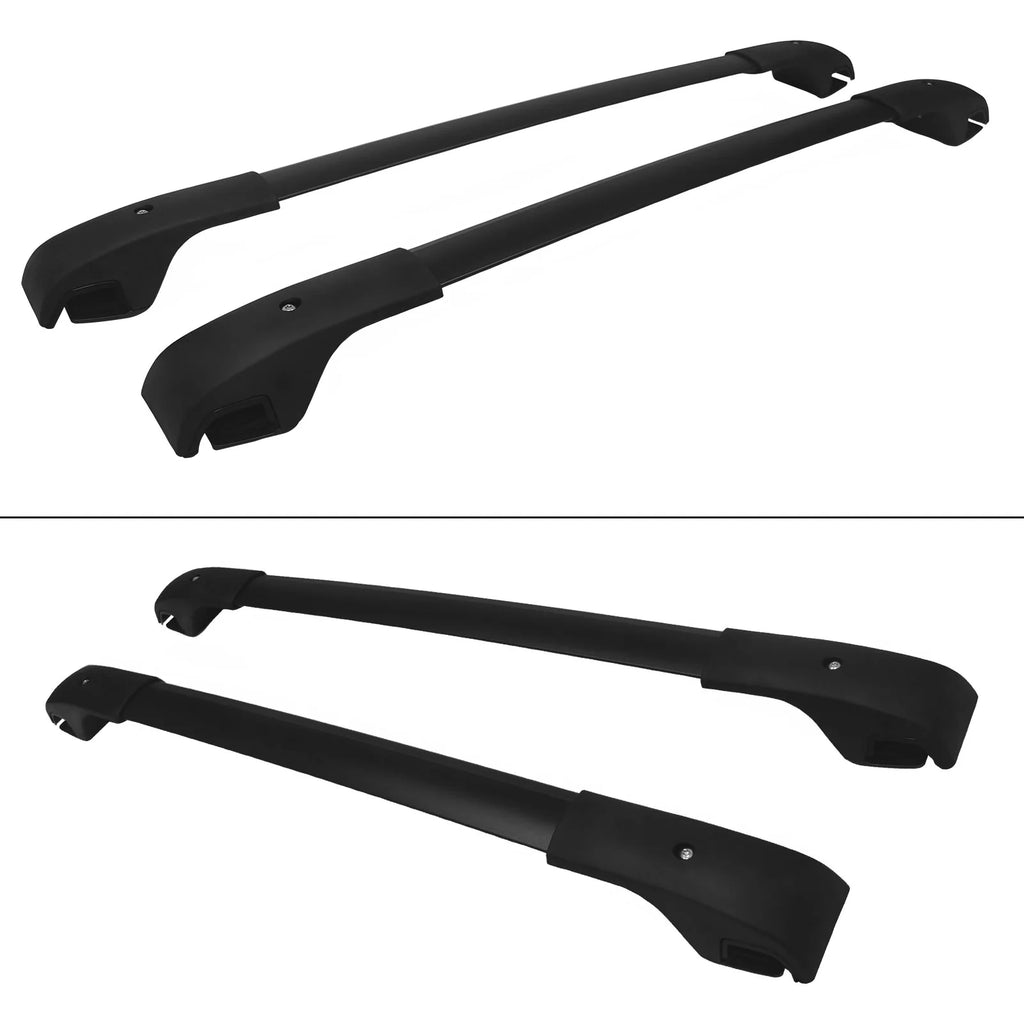 Black Aluminum Roof Rack Cross Bar Cargo Carrier 2PCS O17603
