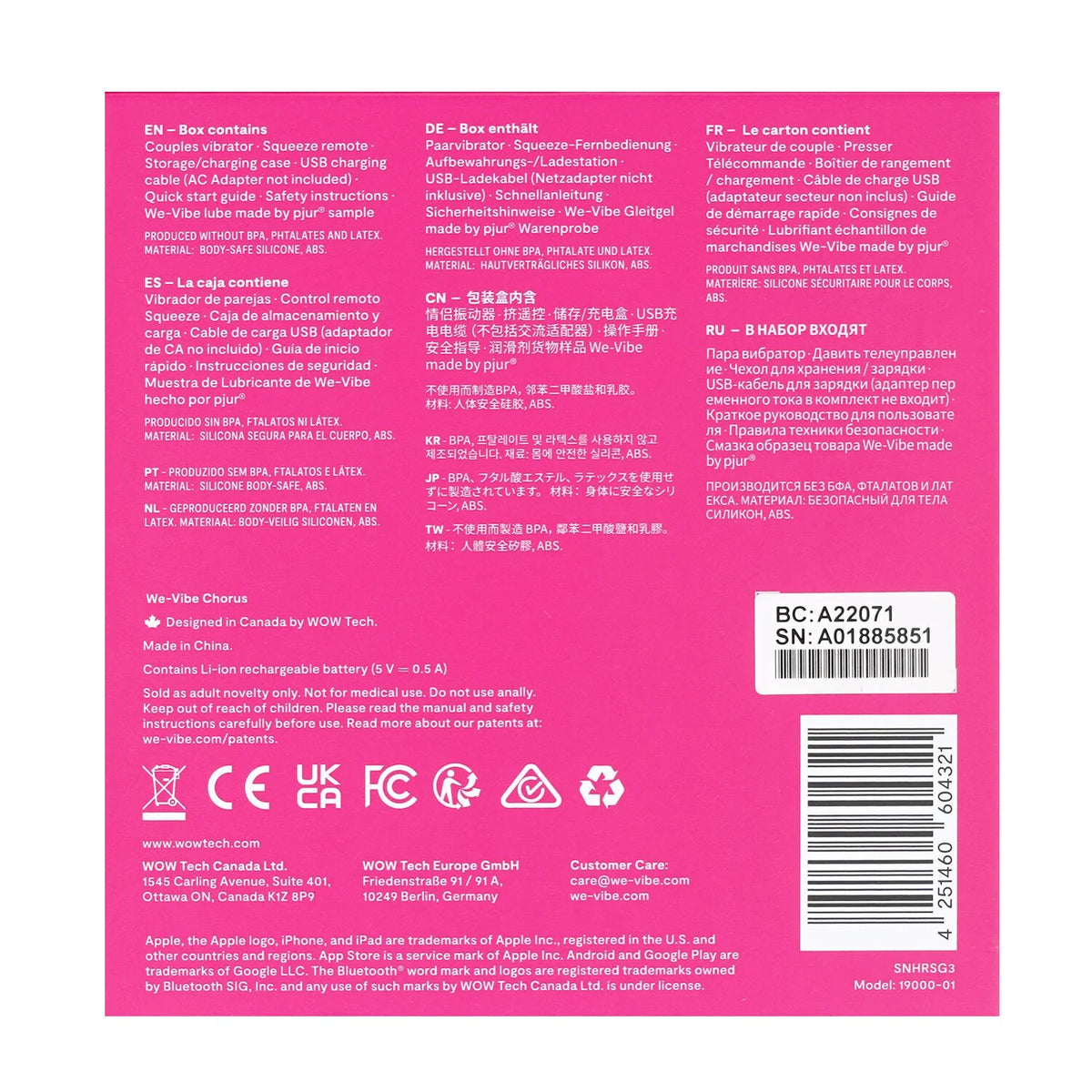 Pink Couples Vibrator P85661