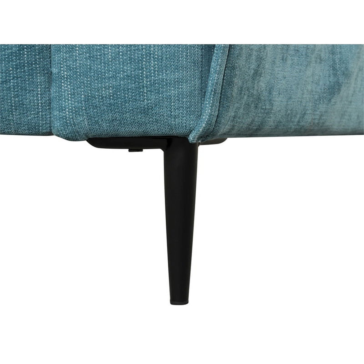 Blue Chenille Sofa Loveseat Chair Set D1212