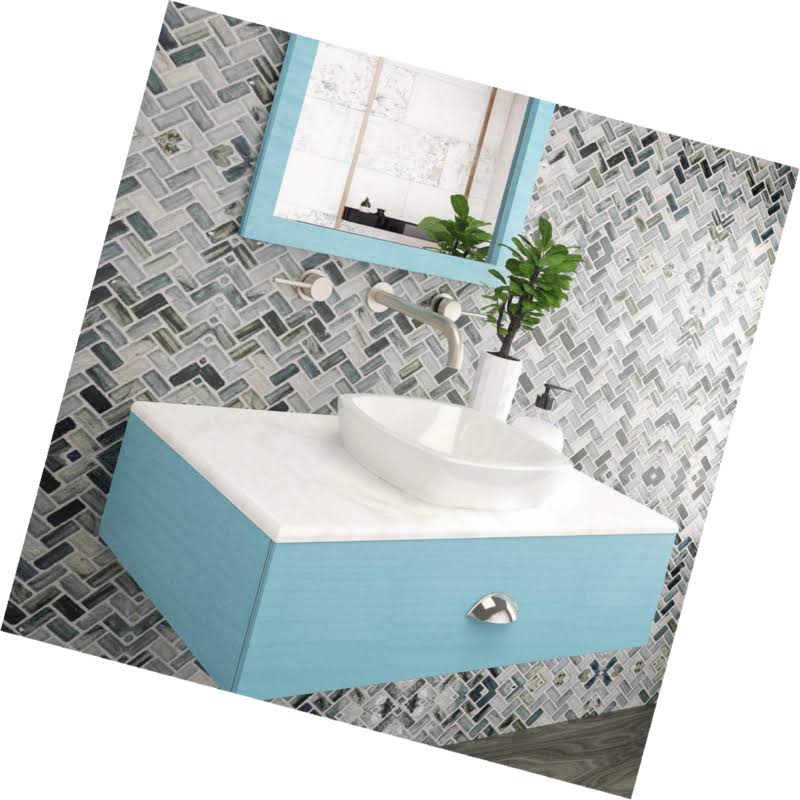 Semi-Recessed Vessel White W2602