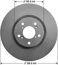 Pack of 2 Front Brake Rotor W70967