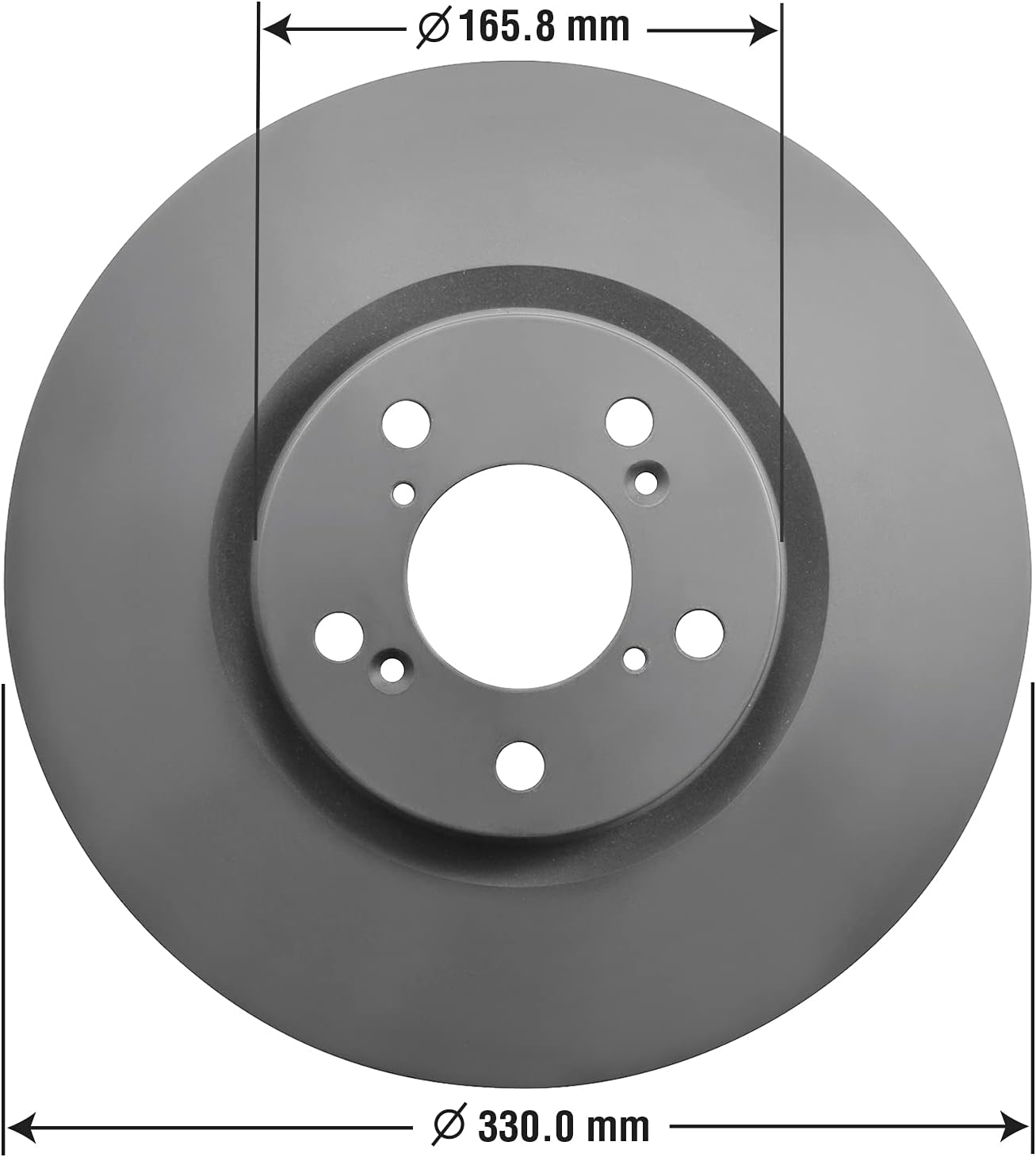 Pack of 2 Front Brake Rotor W70967
