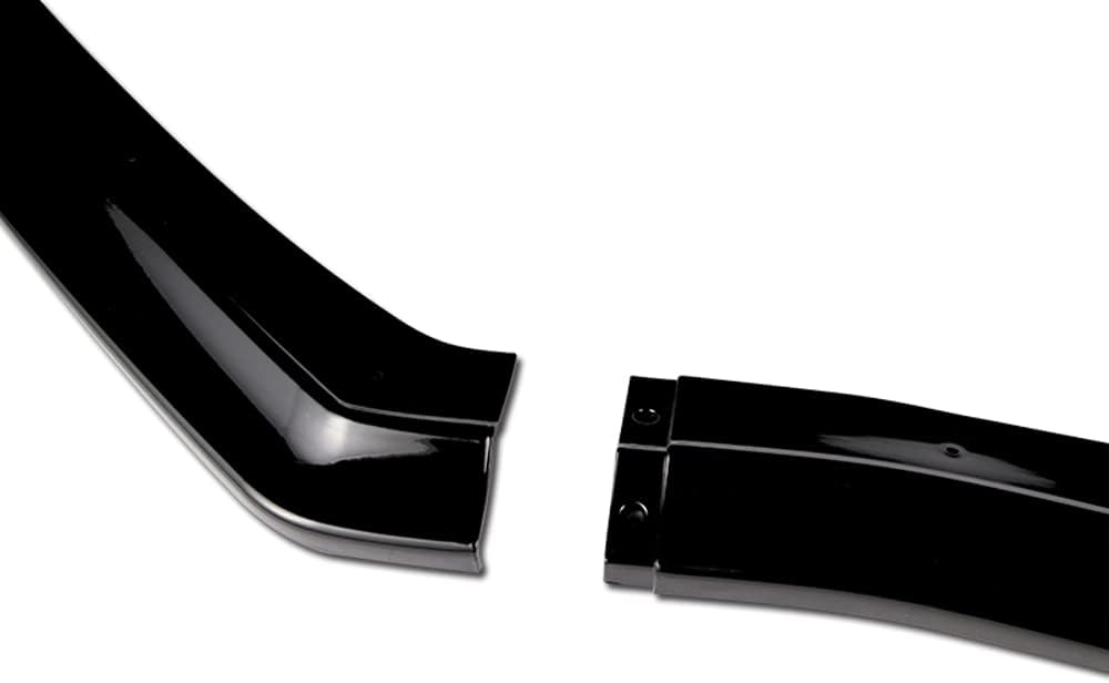 Glossy Black Front Bumper Lip Spoiler Splitter Pack of 2 V104623