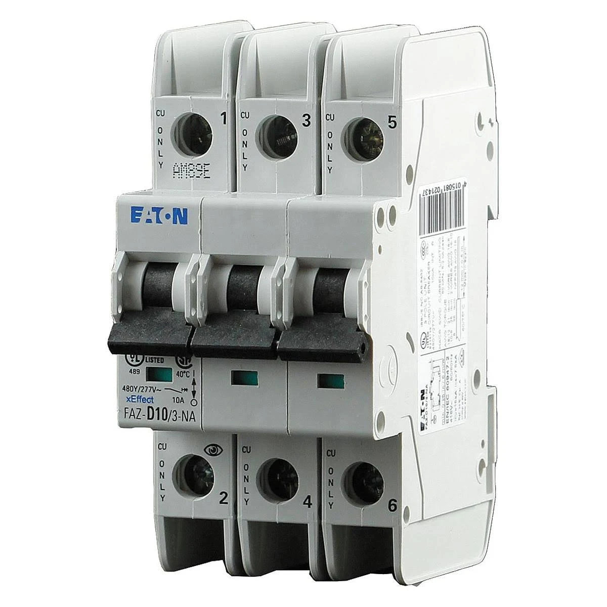 3P Miniature Circuit Breaker 32A 277/480VAC I123