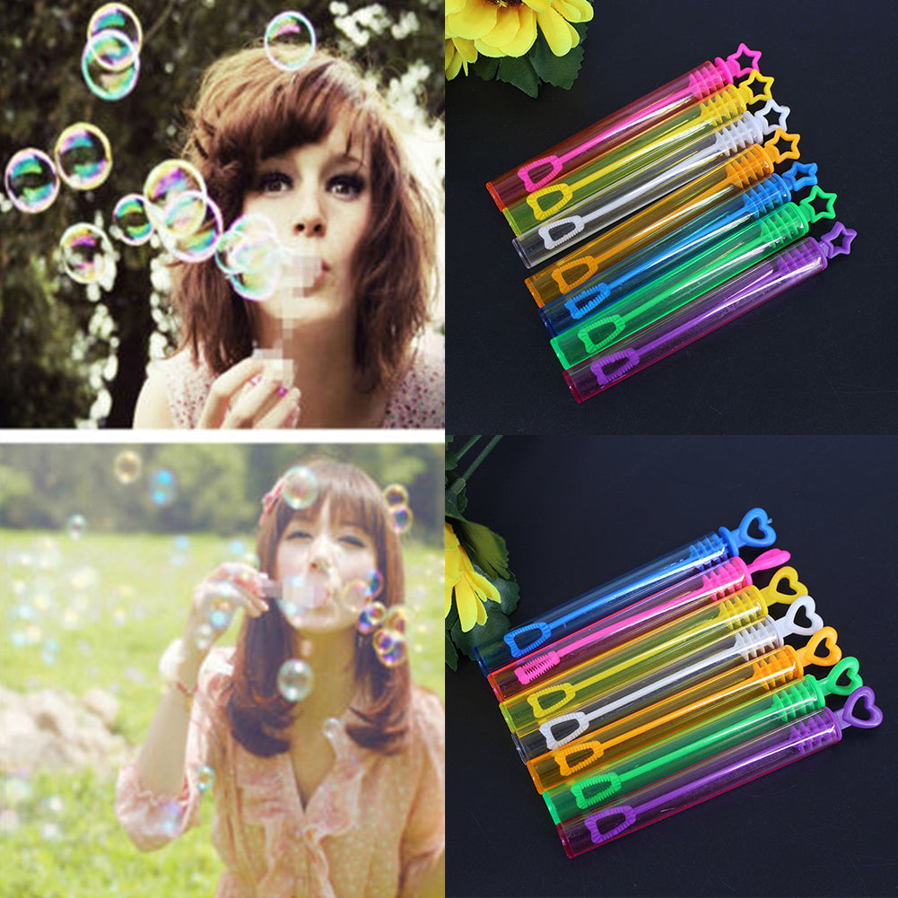 12Pcs Bubble Makers Sticks Wands Party Toys B550