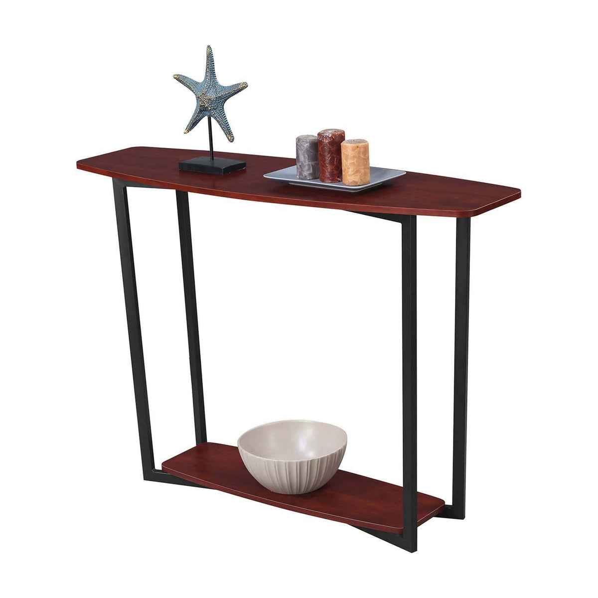 Gray/White Console Table F1542