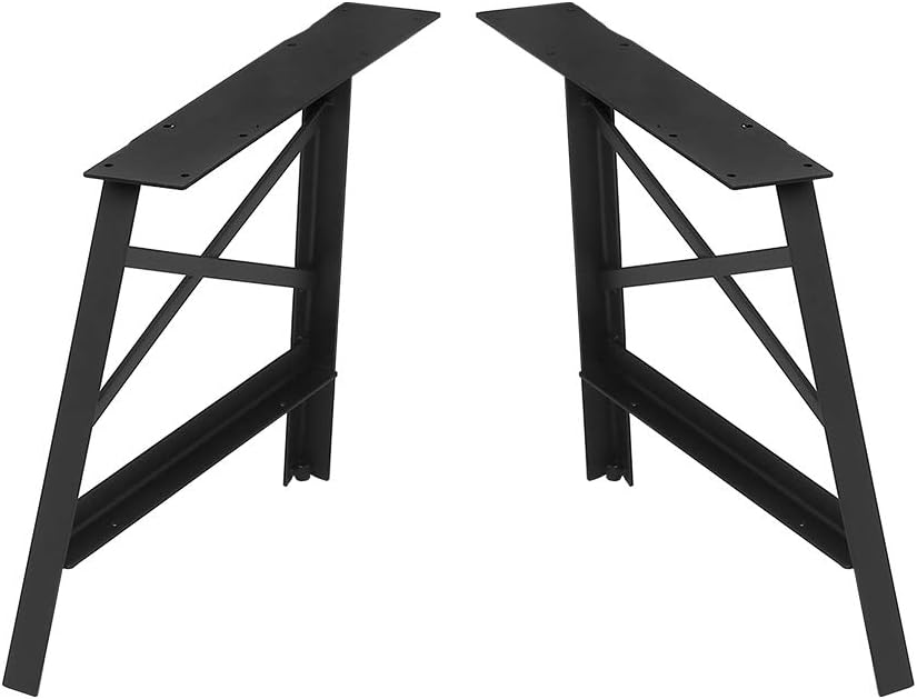 Black Metal Table Legs 2 PCS L4007