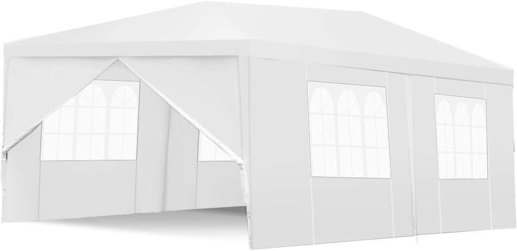 White 10x20 Outdoor Tent Canopy with Removable Sidewalls C109263