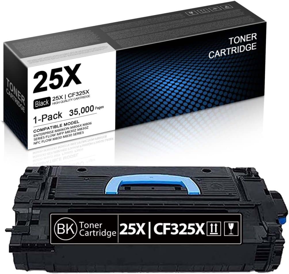 Black 1-Pack CF325X Toner Cartridge for HP Enterprise M806 M830 Series Printer M4435
