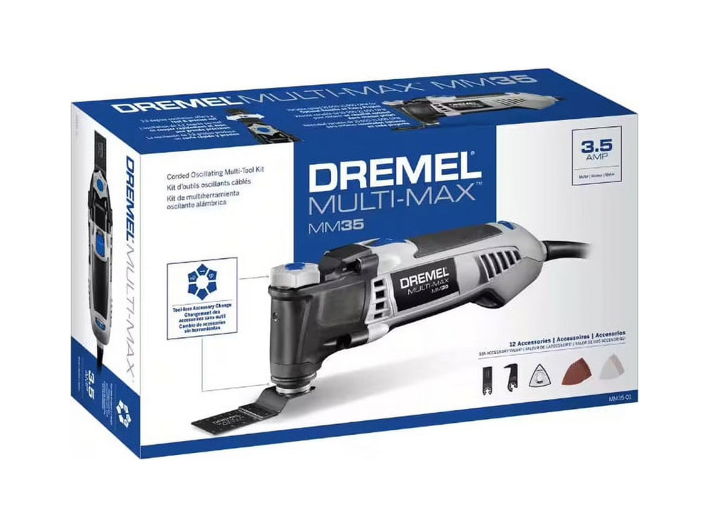 Oscillating Multi-Tool Kit with 12 Accessories and Storage Bag B3535