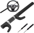 Black Double Hook Steering Wheel Lock C3774