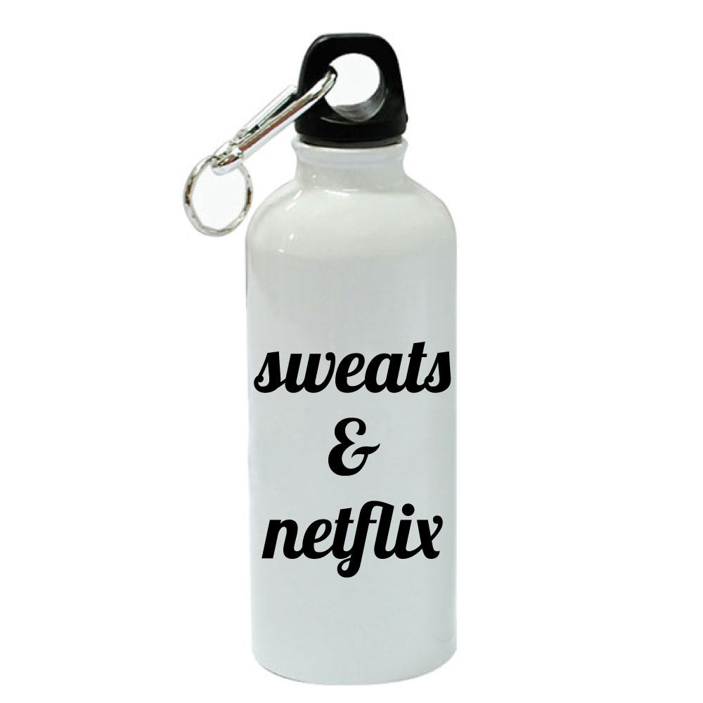 White Aluminum Sports 20 oz Water Bottle E40065