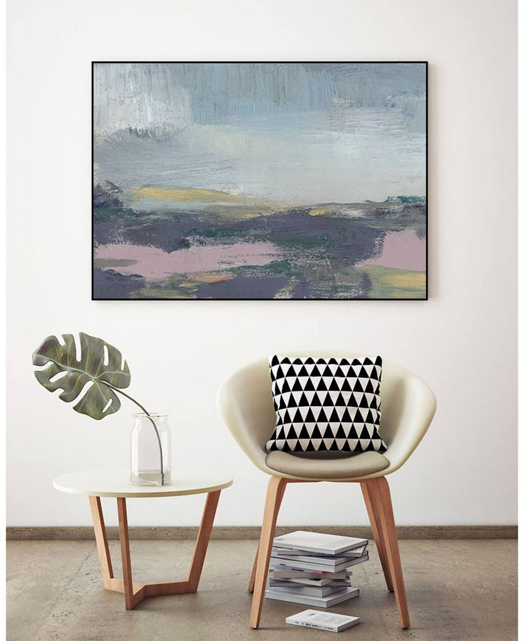 32x22 x 24x22 Framed Canvas J598