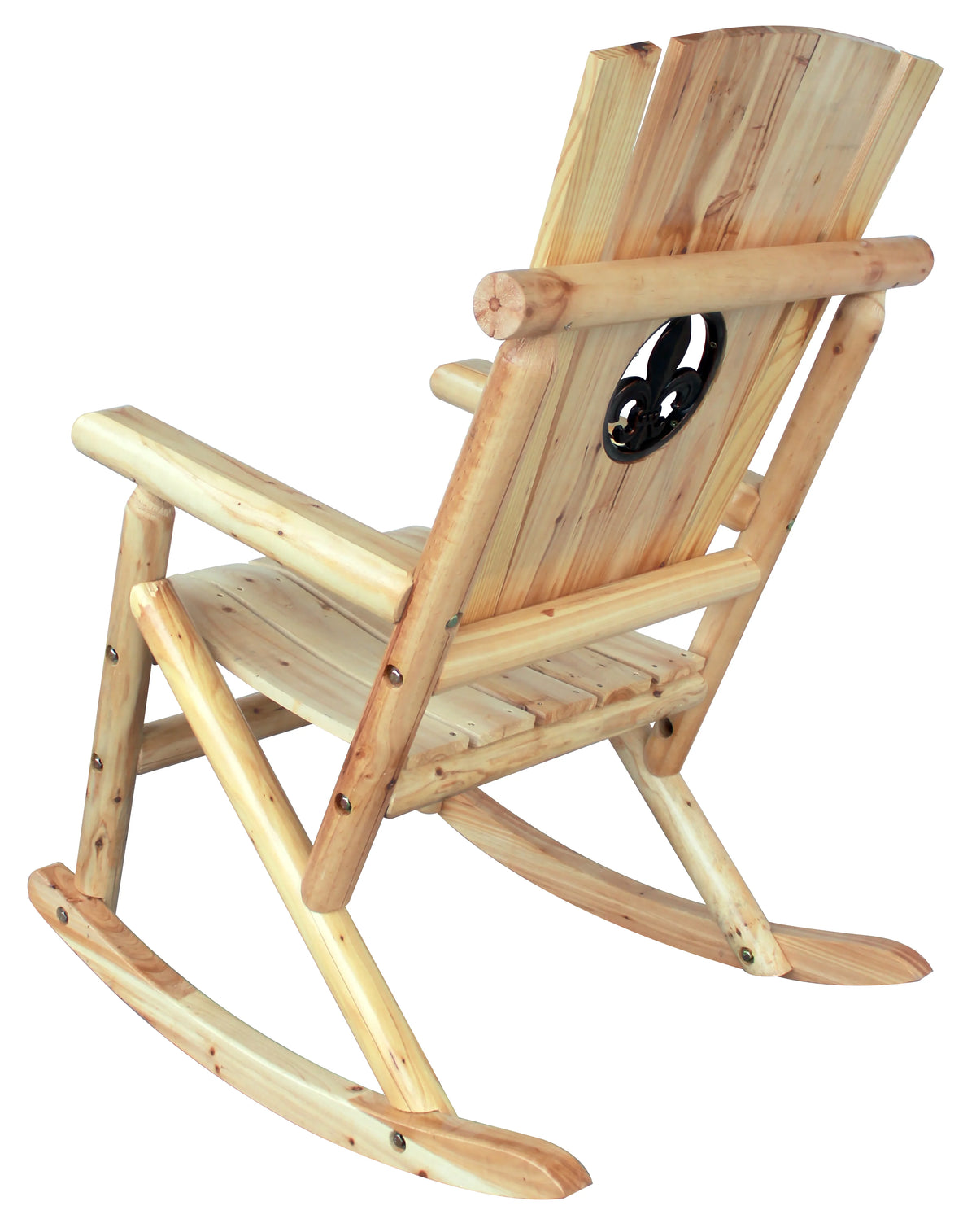 Natural Outdoor Wood Rocker P866