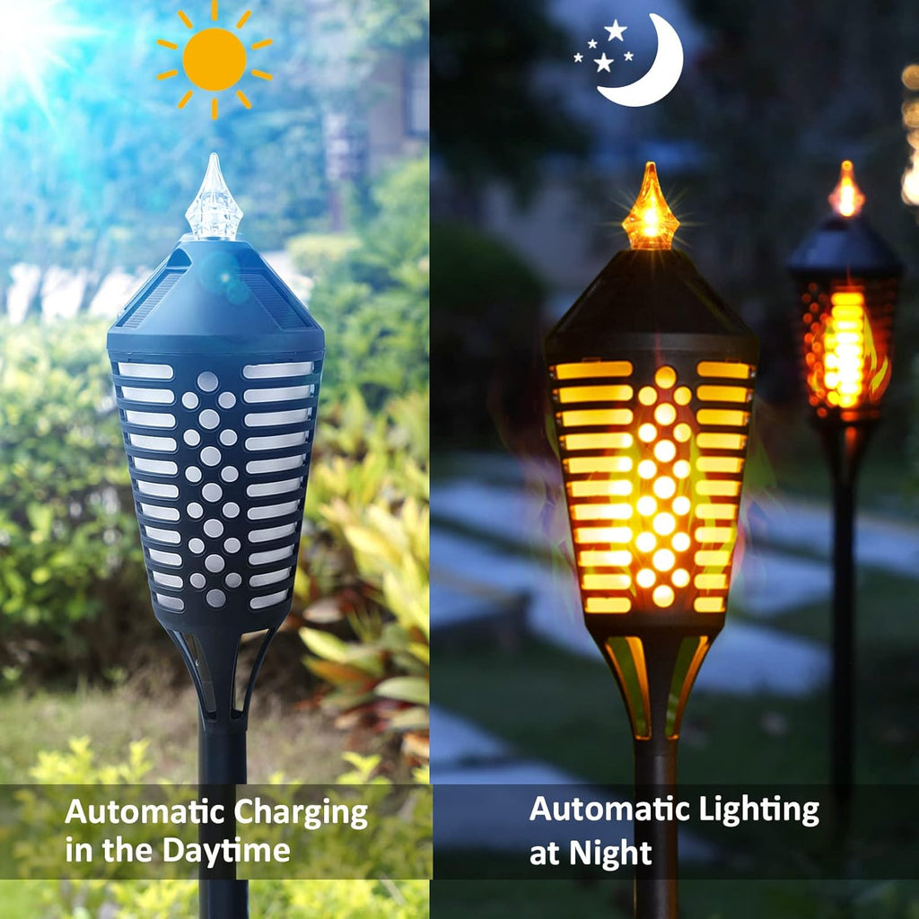40 Outdoor Waterproof Solar Torch Lights, 6 Pack K5312