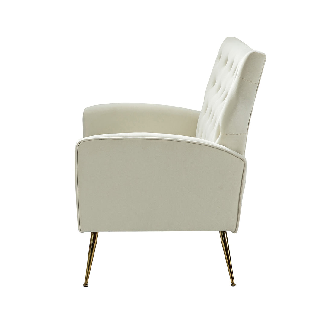 Black Tufted Back Loveseat P109584