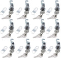 7/8 RV Storage Door Locks Keyed Alike 12 Pack 24 Keys L31251