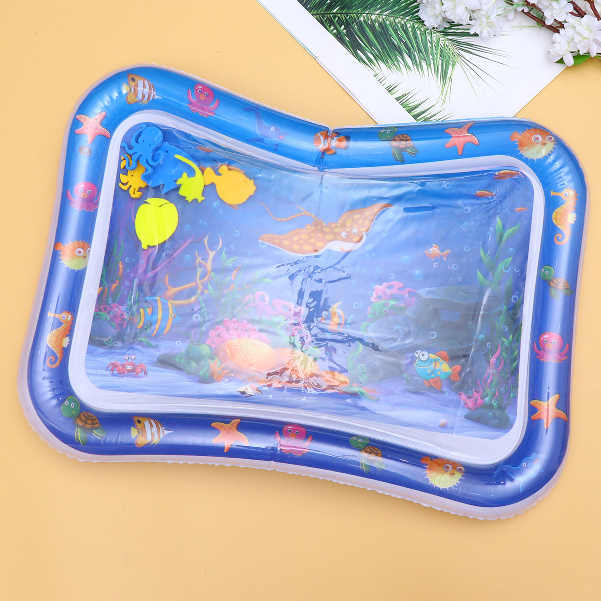 Inflatable Crawling Cushion Water Play Mat (Blue) W2295