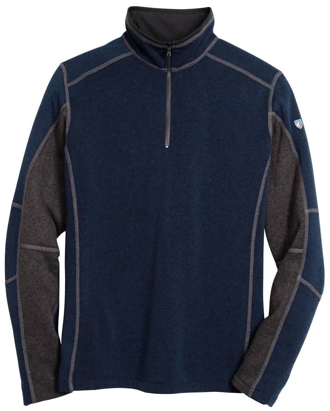 Men's 1/4 Zip Navy / Steel P55799
