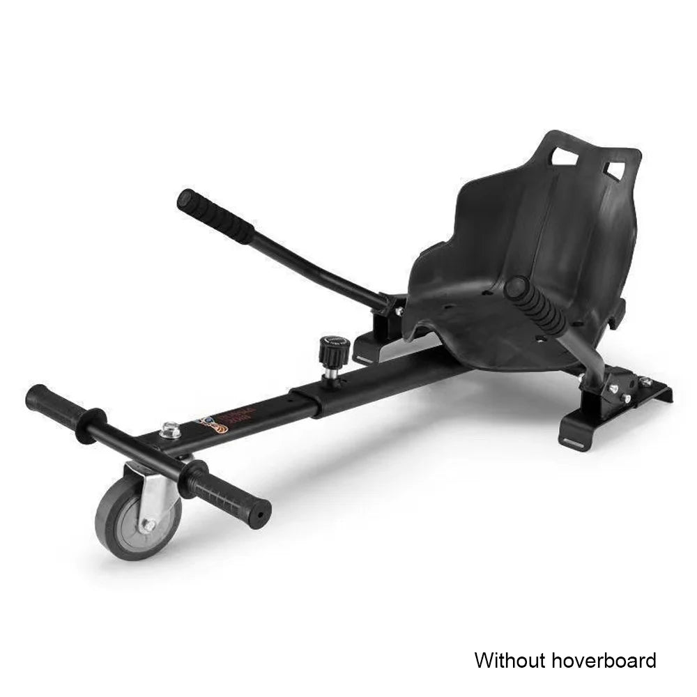 Hoverboard Attachment Adjustable Scooters Hand-Operated Seat Rear Wheel W671