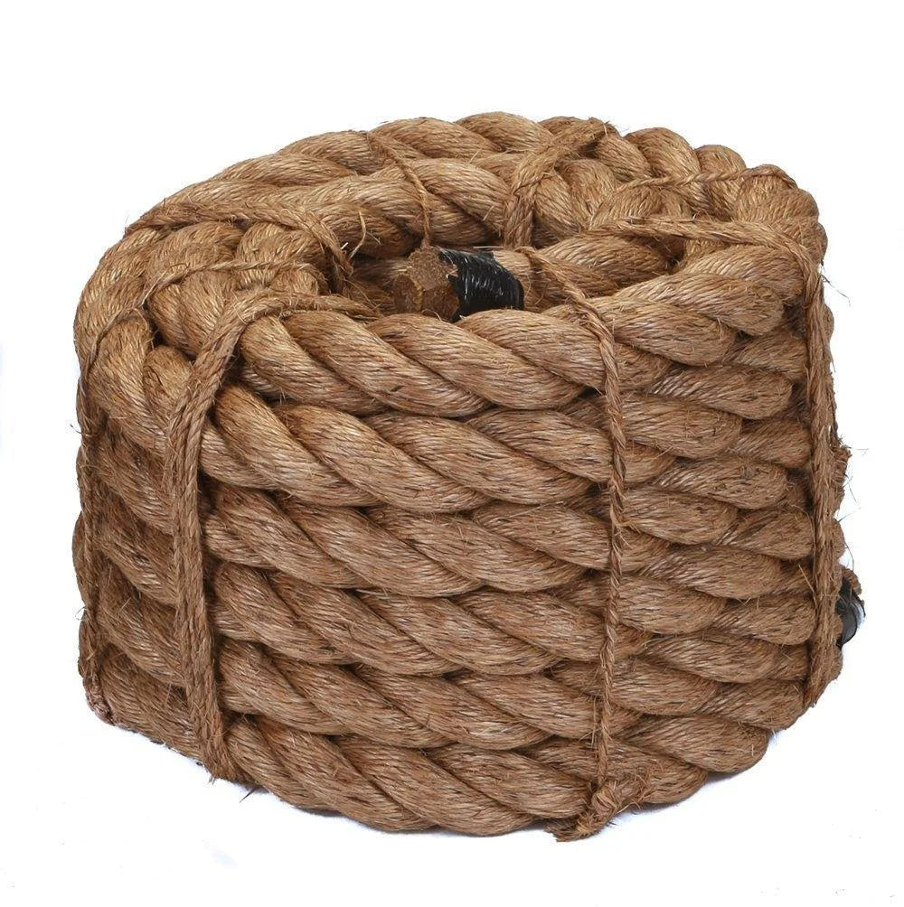 Twisted Manila Rope 1.25 inch x 25 Feet A6125