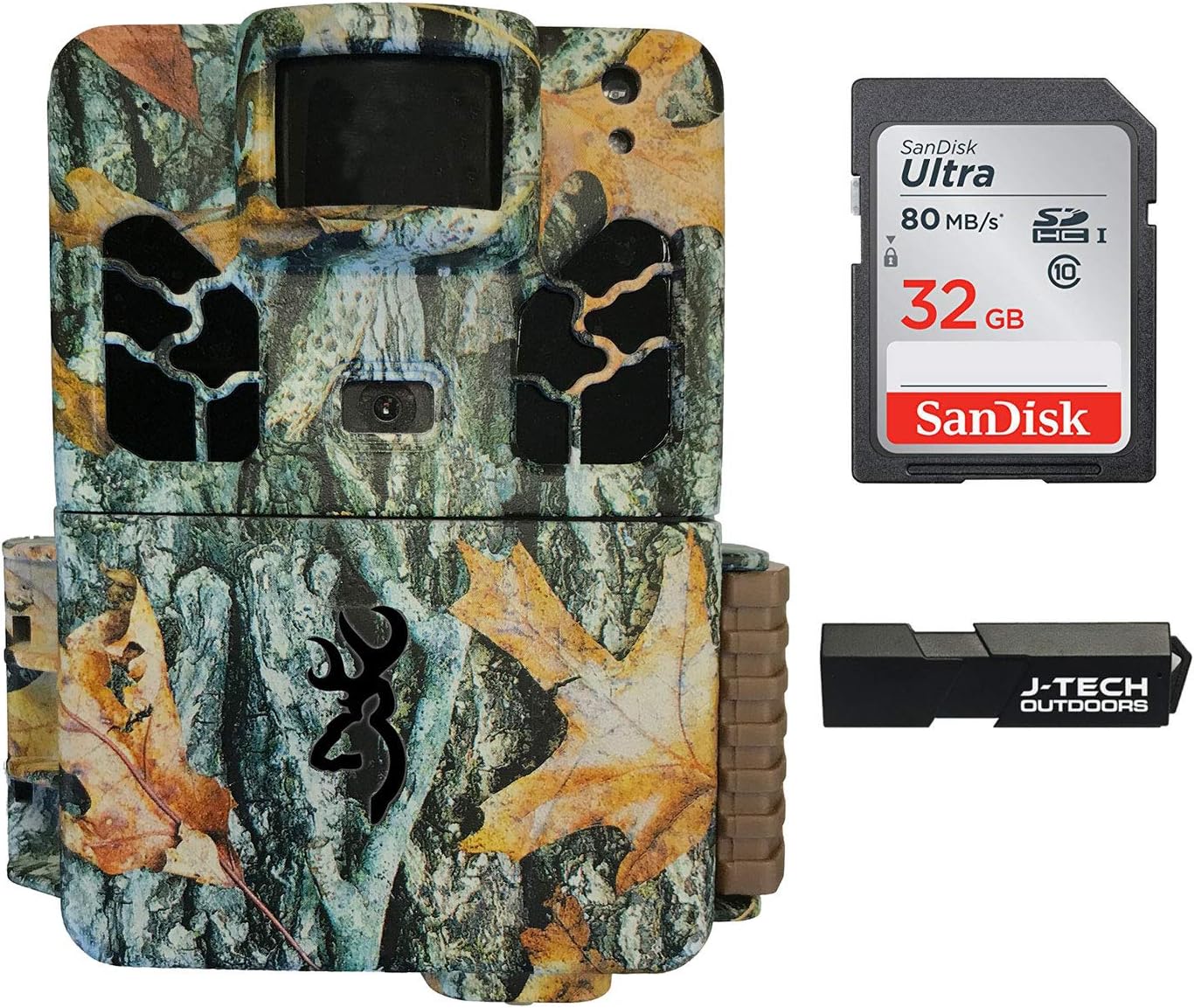 20MP Trail Game Camera Bundle with 32GB Memory Card and Card Reader P719
