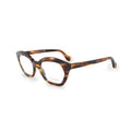 Hexagonal Cat Eye Eyeglasses Frames with Clear Actual Lens K931602
