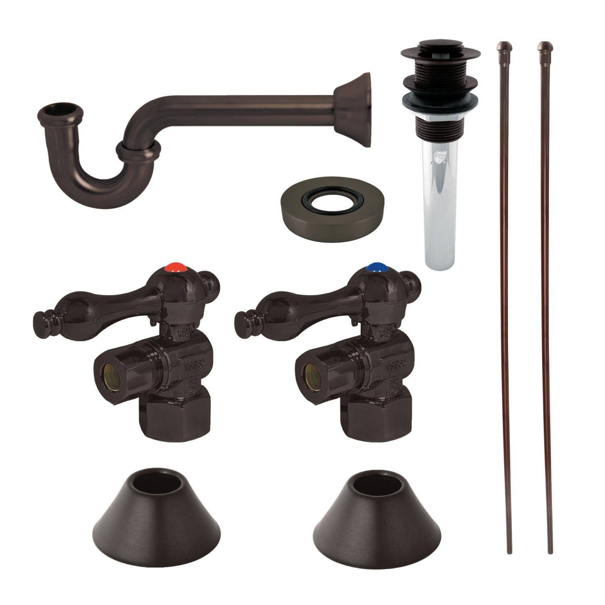 Traditional Plumbing Sink Trim Kit with P-Trap & Drain Oil Rubbed Bronze J20525