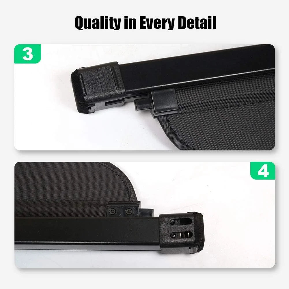 Retractable Cargo Cover for Subaru Crosstrek Impreza, Black Z54768