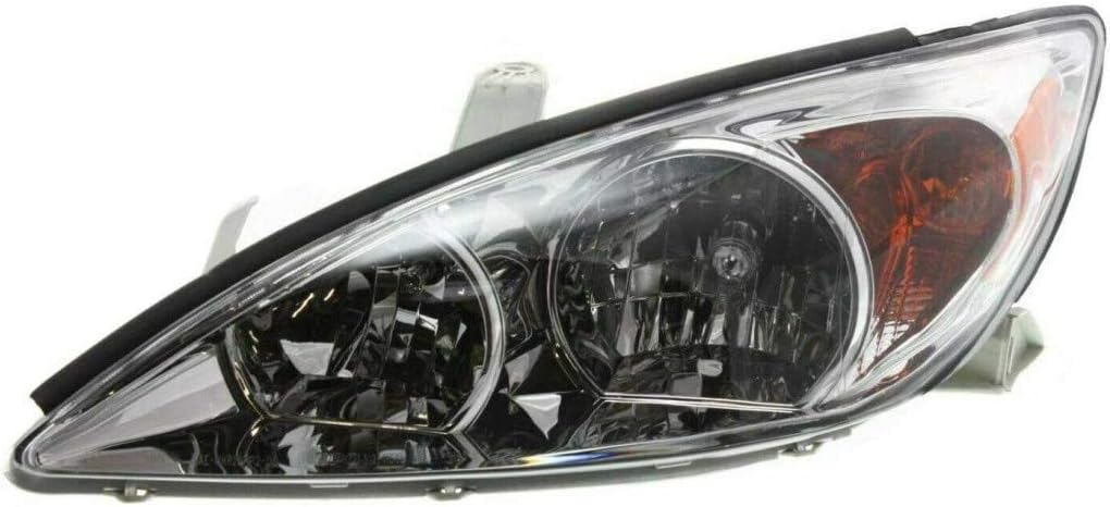 Chrome Headlight Assembly Pair for Toyota Camry 2002-2004 G11790