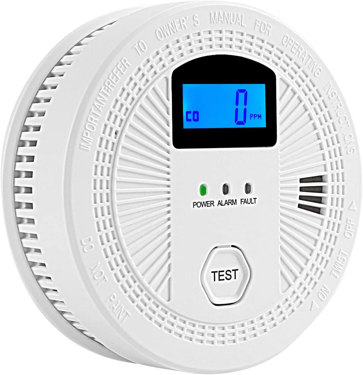 3 Pack Smoke and Carbon Monoxide Detector with LCD Display K792188
