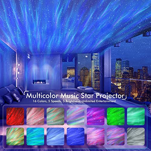 Galaxy Projector with Bluetooth Speaker & White Noise Q6116