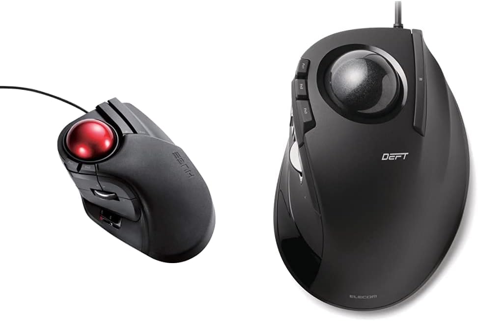 2 Pack Wired Trackball Mouse with 8-Button Function Z66941