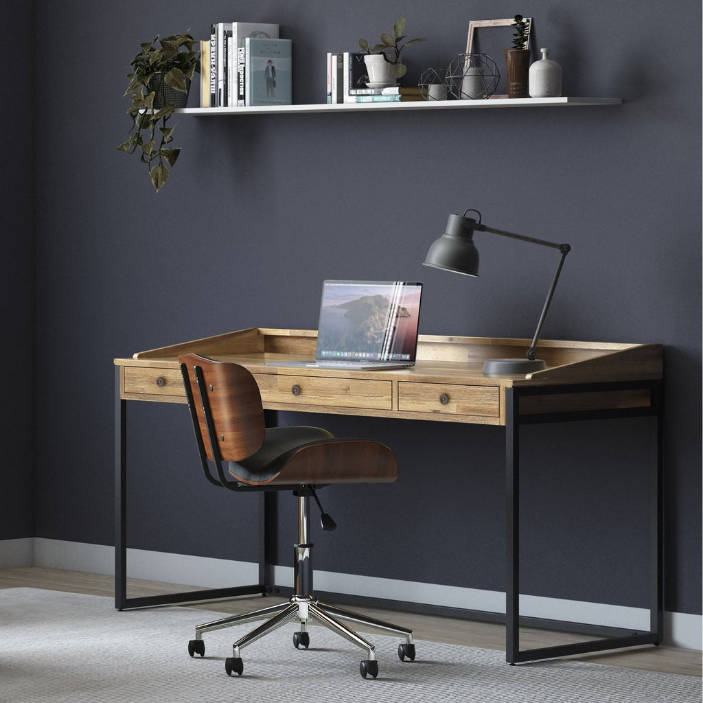 Solid Acacia Wood Writing Office Desk G744180