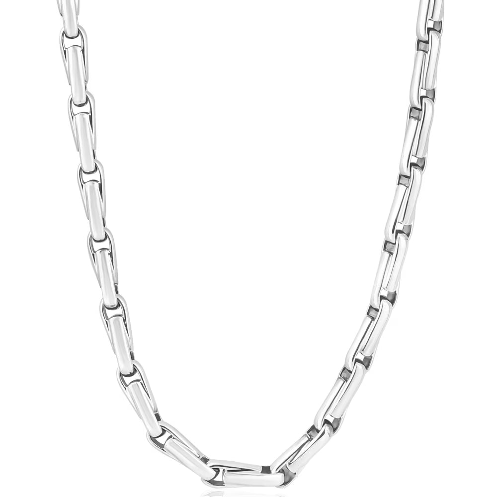 14k Gold 5.5mm Link Chain Necklace 22" L9401