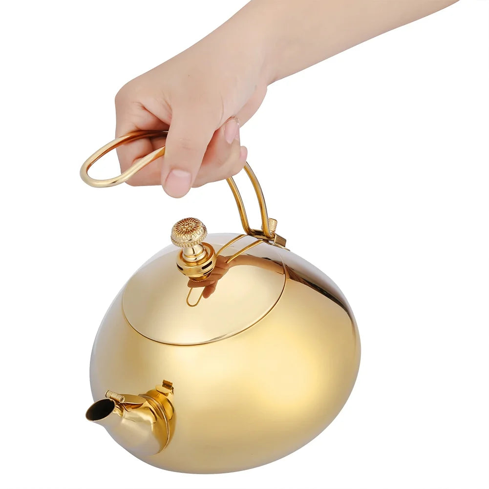 Gold Stainless Steel Electric Kettle 1.5L D183