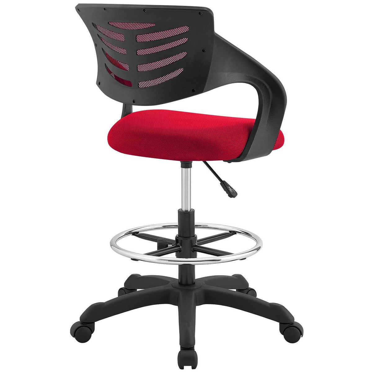 Red Mesh Drafting Chair U764