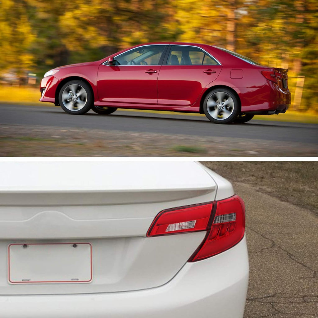 Tail Light Assembly for Toyota Camry Black Housing Red Lens N99723
