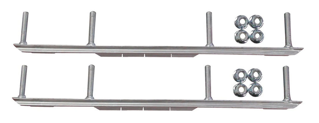 Orange XPT Snowmobile Skis with 6" Shaper Bars Complete Kit F2590