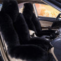 Black Sheepskin Car Seat Cover (1 Piece) A366129