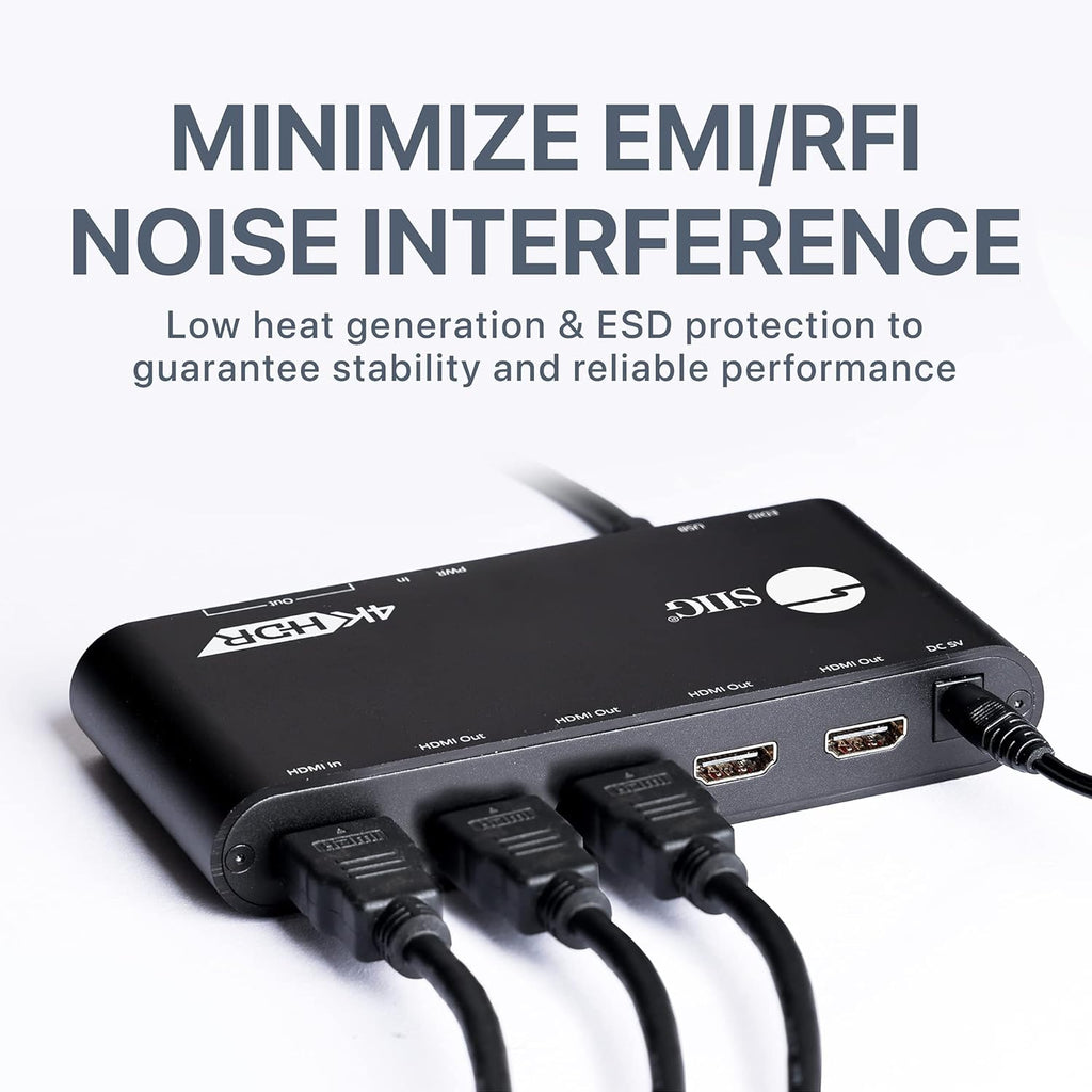 1x4 HDMI 4K 60Hz HDR Splitter 4 Port 1 in 4 Out R8579