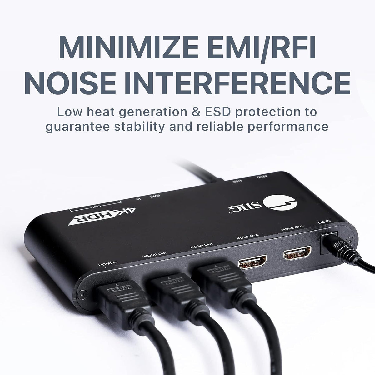 1x4 HDMI 4K 60Hz HDR Splitter 4 Port 1 in 4 Out R8579