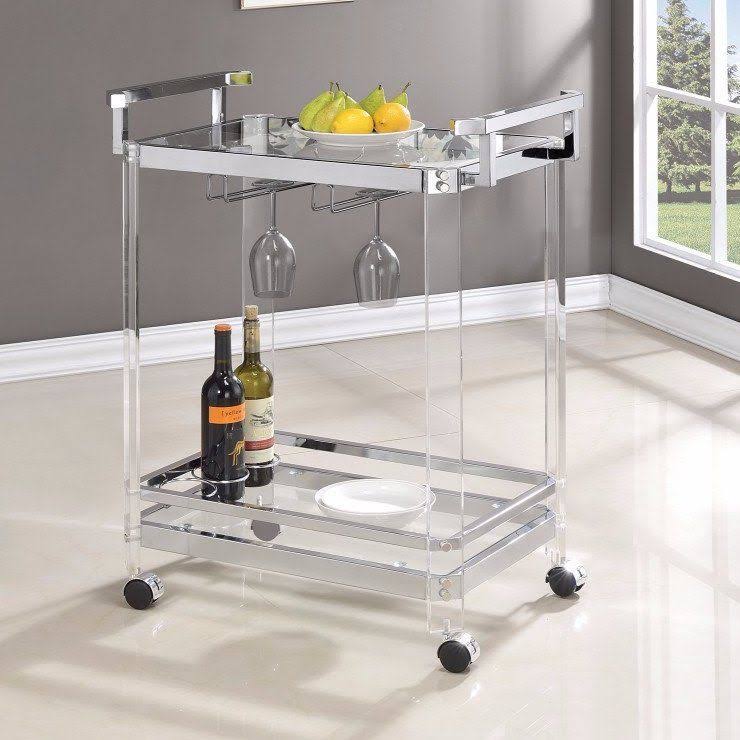 Metal Base Bar Carts D4062