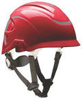 Red Non-Vented Linesman Helmet U535015