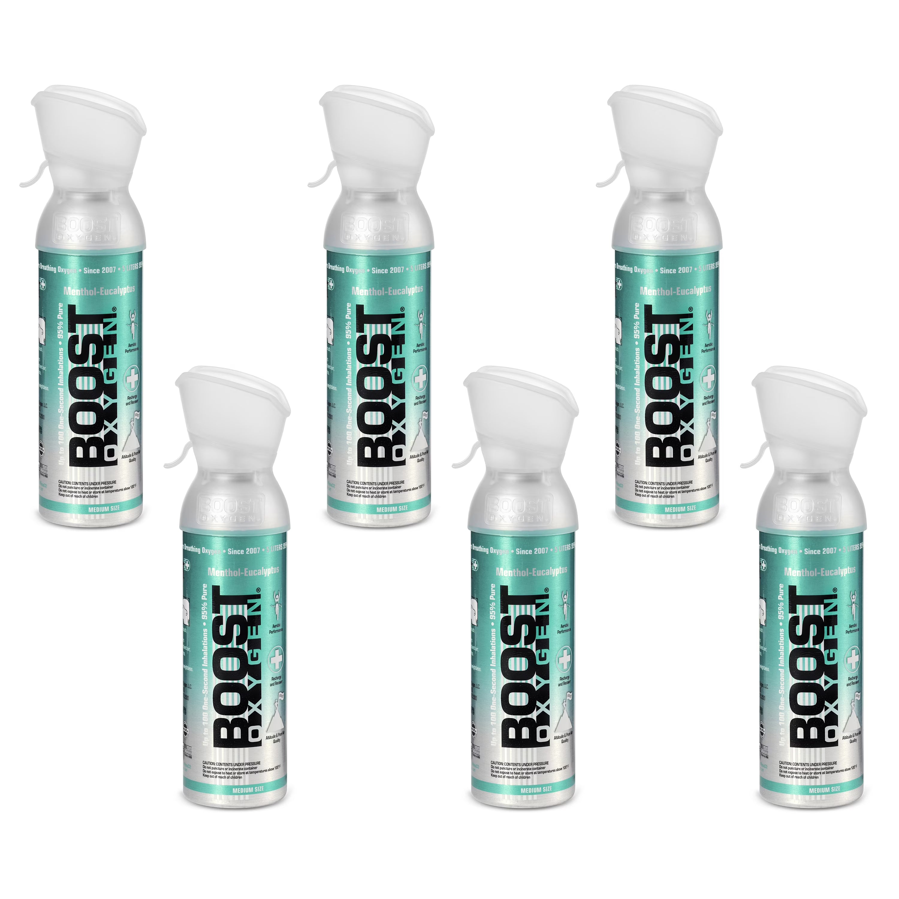 Menthol 5-Liter Pure Oxygen Canister (6 Pack) D164075